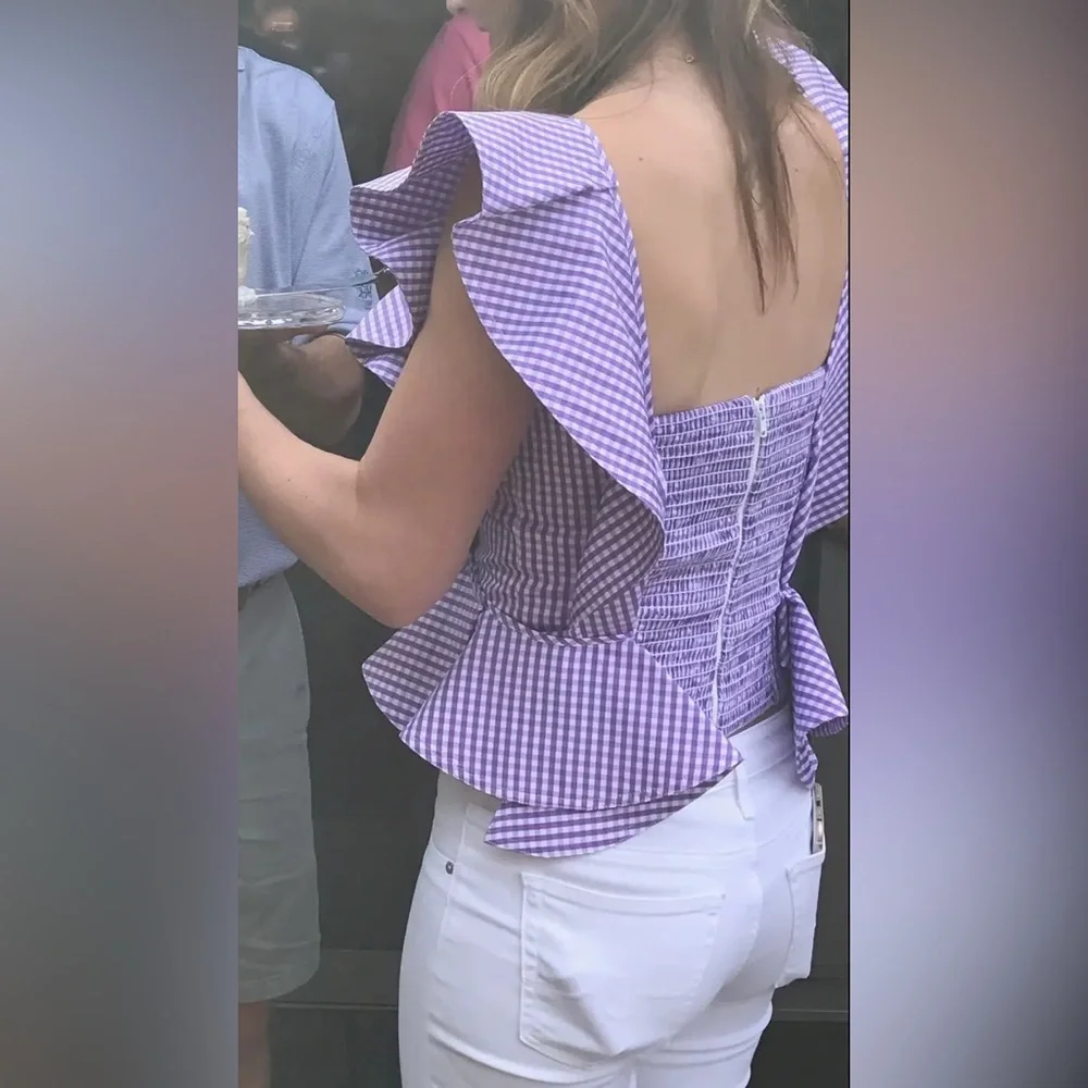 Petersyn Lavender Tate Top EUC Sz Small - Picture 6 of 16